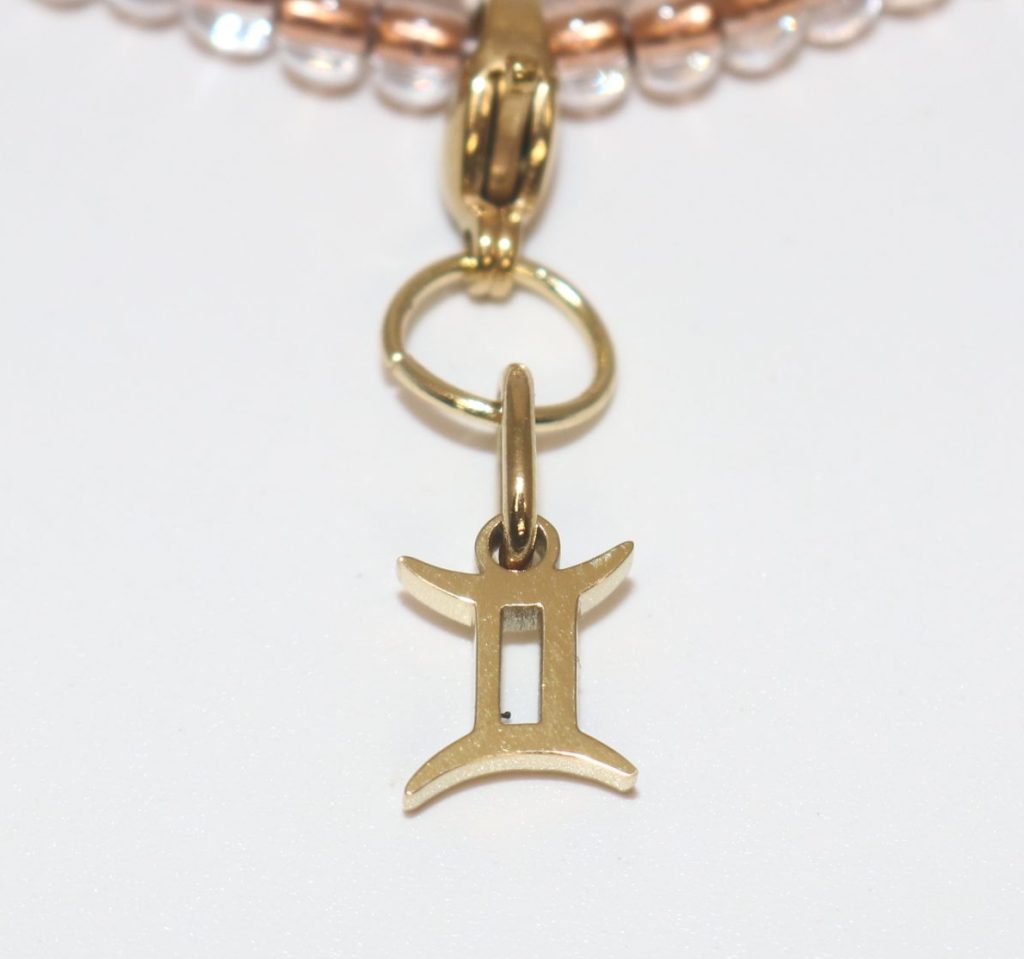 Duality Gemini Zodiac Charm