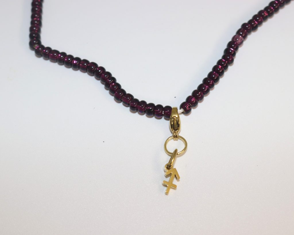 Untamed Sagittarius Zodiac Charm