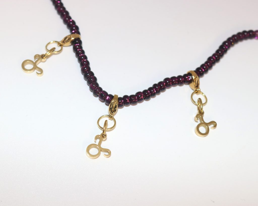 Grounded Taurus Zodiac Charm