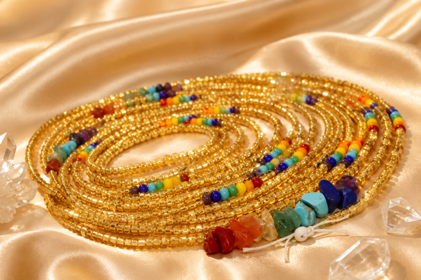 Alignment x Prosperity Chakra Waist Beads